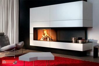 Каминная топка Kalfire W90/47C (R)  в в Симферополе