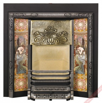 Art Nouveau Tiled Fireplace в в Симферополе
